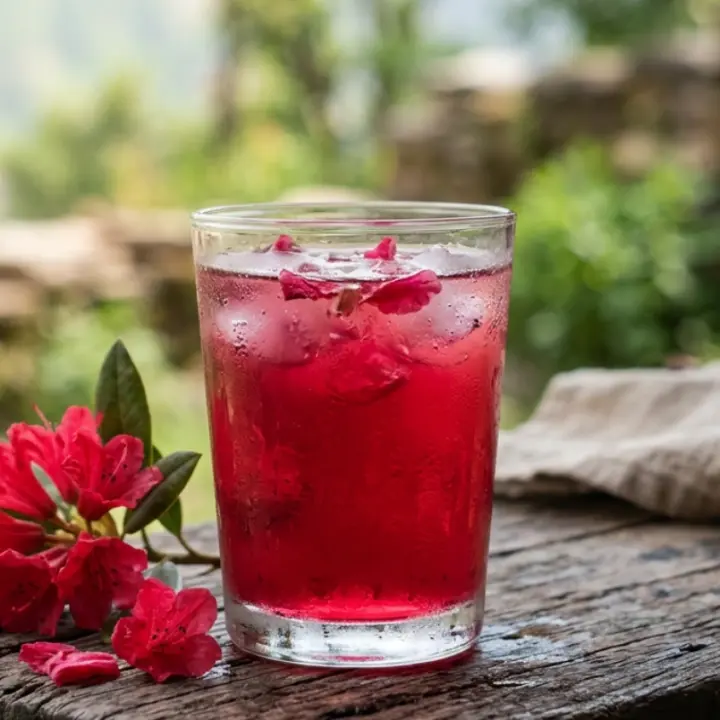 Red buransh juice