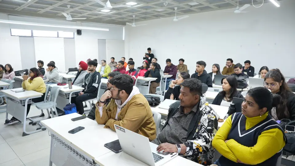 A full workshop room at an earlier BSides Dehradun